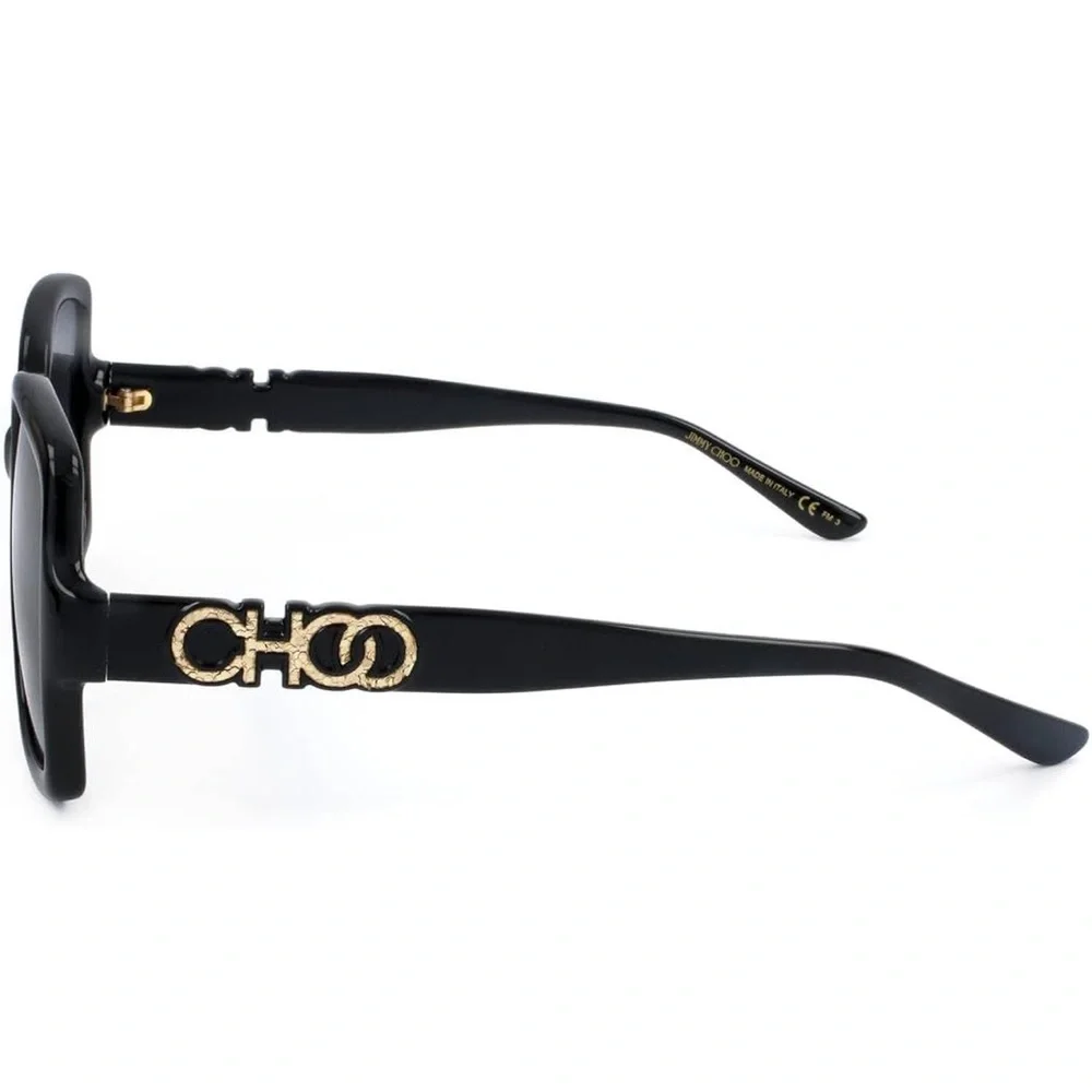 Authentic Jimmy Choo Chic Sammy G 55mm Black Sunglasses NWT!